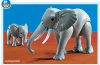 Playmobil - 7017 - 1 Large and 1 Small Elephant