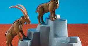 Playmobil - 7096 - 2 Cabras montesas con roca