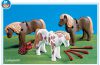 Playmobil - 7112 - 3 Ponys mit Zubehör