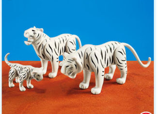 Playmobil - 7698 - 2 White Tigers with Cub