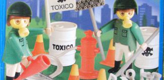 Playmobil - 9509-ant - Équipe de nettoyage des déchets toxiques