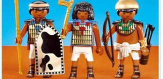 Playmobil - 7383 - 3 soldats du pharaon
