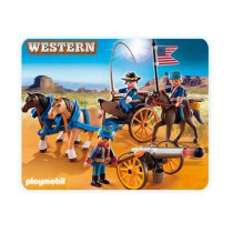 Playmobil - Soldados Americanos con cañón