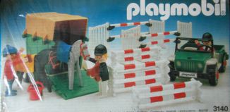Playmobil - 3140-ant - Jeep & van à chevaux
