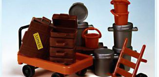 Playmobil - 3206s1v1 - Railway Station Platform Luggage