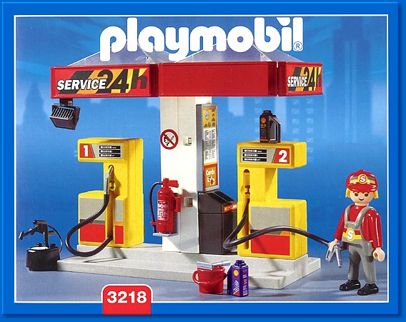 garage-pump oil dispenser grey 3437 complete Playmobil r3110 