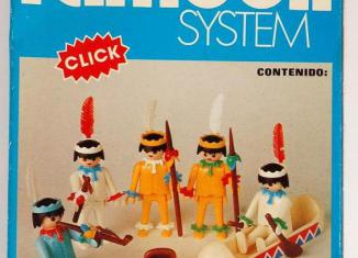 Playmobil - 3251v1-fam - Indian Family with Canoe - Detail Playmobil - 3251v1-fam - Indian Family with Canoe
