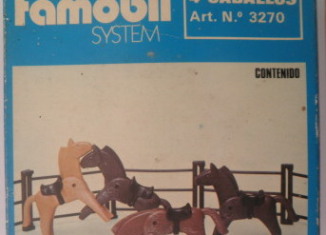Playmobil - 3270v2-fam - 4 Horses