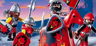 Playmobil - 3319s2 - Chevaliers dragon rouge