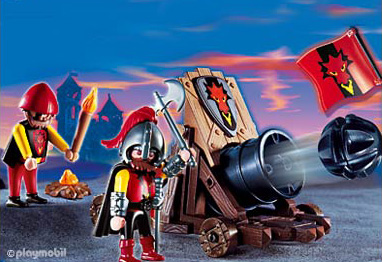 PLAYMOBIL 3320 Dragon Attack Cannon Knights Retired 2004 RARE for sale online 