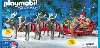 Playmobil - 3366-usa - Pére Noël avec traineau