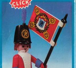 Playmobil - 3388-fam - redcoat guard / flag