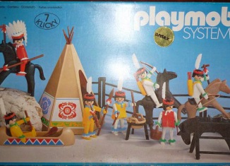 Playmobil - 3406-ant - 7 klicky indians set
