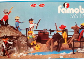 Playmobil - 3407-fam - 7 Cowboys - Detail Playmobil - 3407-fam - 7 Cowboys