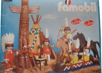 Playmobil - 3483-fam - Poblado Indio con totem