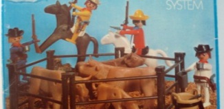 Playmobil - 3484-fam - Cowboys mit Rindern