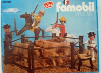 Playmobil - 3484-fam - Cowboys Con Ganado