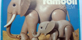 Playmobil - 3493-fam - Elefant mit Baby