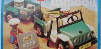 Playmobil - 3532-fam - Safari-Jeep mit Anhänger