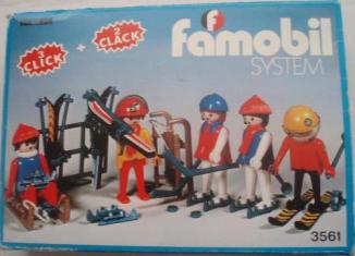 Playmobil - 3561-fam - 5 Esquiadores
