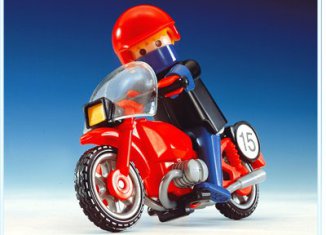 Playmobil - 3565-fam - Rennfahrer mit Motorrad