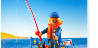 Playmobil - 3574v5 - Fisherman in rowboat