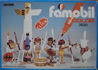 Playmobil - 3620-fam - Indiens avec totem