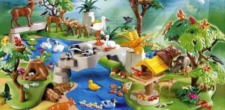 Playmobil - 4095 - Grand set Animaux de la Forêt