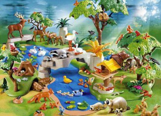 Playmobil - 4095 - Großes Tierparadies - Detail Playmobil - 4095 - Großes Tierparadies