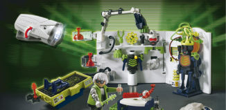 Playmobil - 4880 - Labortaoire du Robo-Gang et lampe multifonctions