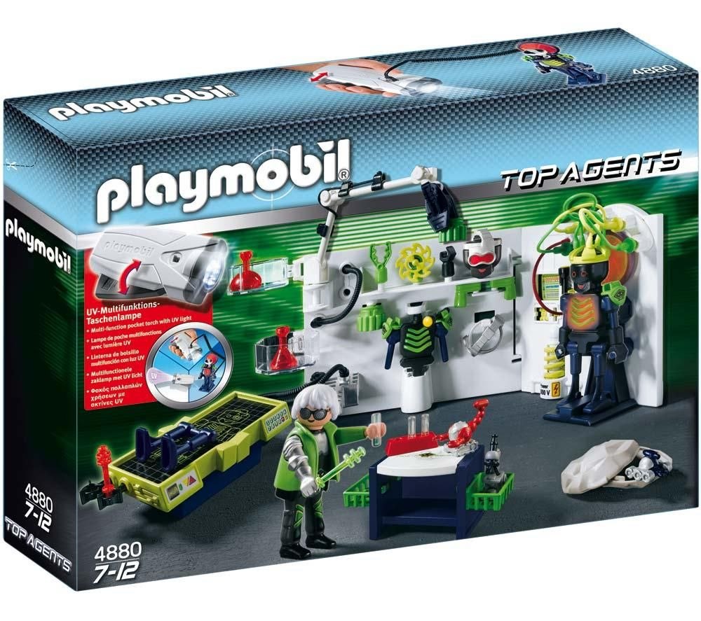Playmobil 4880 - Robo Gang Lab with Ultraviolet Flashlight - Box
