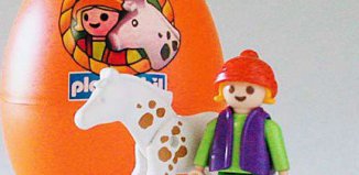 Playmobil - 4911v4 - Mädchen mit Fohlen (oranges Ei)
