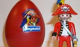 Playmobil - 4911s3 - Pirat (rotes Ei)