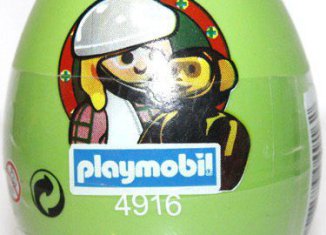Playmobil - 4916v1-esp-usa - Oeuf vert Véterinaire avec chimpansee