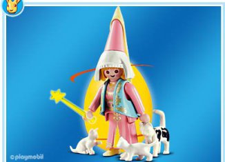 Playmobil - 4917v3 - Princesse Fée avec chats I Oeuf de Pâques jaune