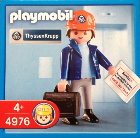 Playmobil 4976 ThyssenKrupp Promo Figur Neu & OVP 