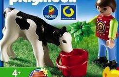 Playmobil - 4978-ger - Niño con ternero