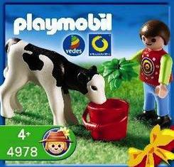 Playmobil - 4978-ger - Boy with Calf