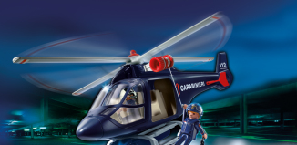 Playmobil - 5042-ita - Italienischer Polizei-Hubschrauber
