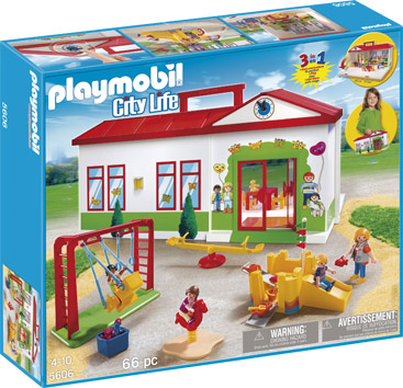 Playmobil 5606 - Take-along School and Schoolyard - Box