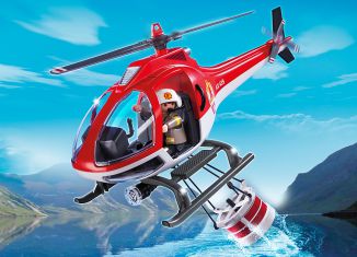 Playmobil - 5617-usa - Wildfire firefighting helicopter