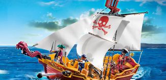 Playmobil - 5618-usa - Piratenschiff der Roten Schlange