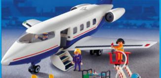 Playmobil - 5776 - Flugzeug und Gepäckfahrzeug