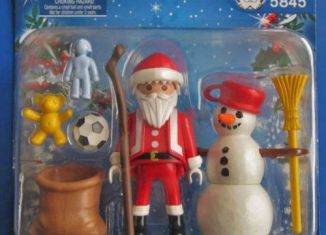 Playmobil - 5845-usa - Duo Pack Santa Claus y muñeco de nieve