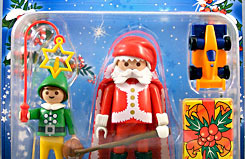 Playmobil - 5846-usa - Santa and Elf Duo Pack