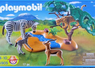 Playmobil - 5905 - Cebras, gacelas y leopardo