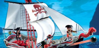 Playmobil - 5950-usa - goleta pirata calavera cruzada por huesos
