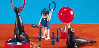 Playmobil - 7020 - Seal Act With Handler