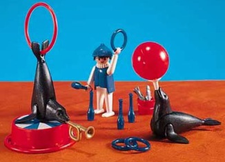 Playmobil - 7020 - Seal Act With Handler