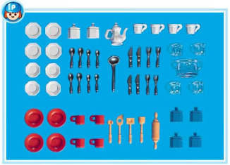 Playmobil - 7048 - Dollhouse Dishes